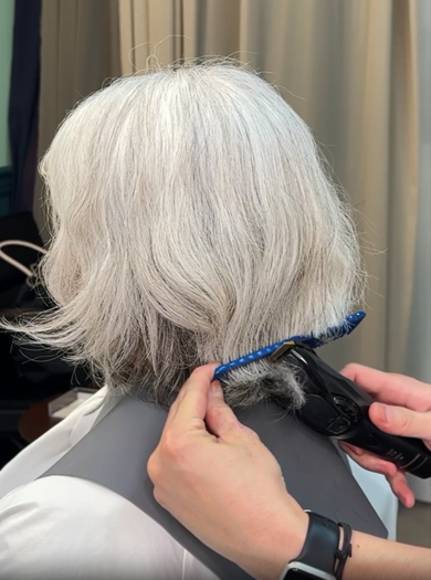 バリカンも活用
