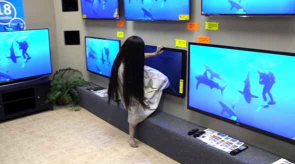 貞子のドッキリ