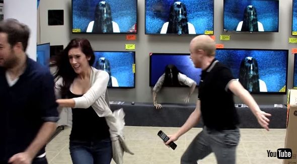 貞子のドッキリ