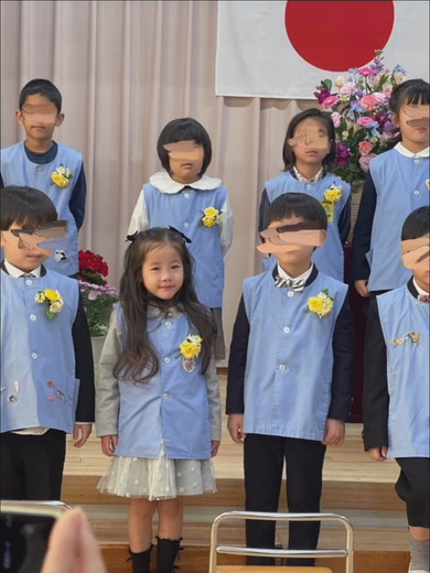 入園式と卒園式のビフォーアフター