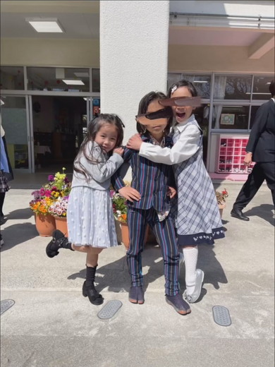 入園式と卒園式のビフォーアフター