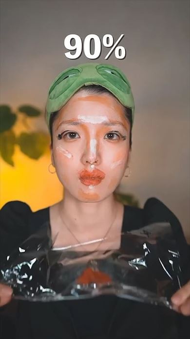 ラップでメイク