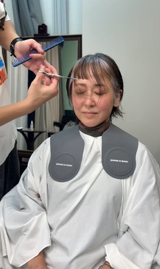 白髪ヘアのイメチェン