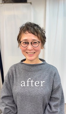 白髪ヘアのイメチェン
