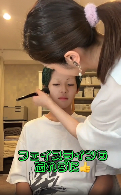 ファイスラインも忘れずに