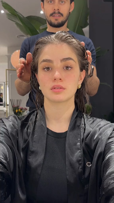 ボリューミー 女性 髪型 イタリア ミラノ サロン 美容室 ビフォーアフター