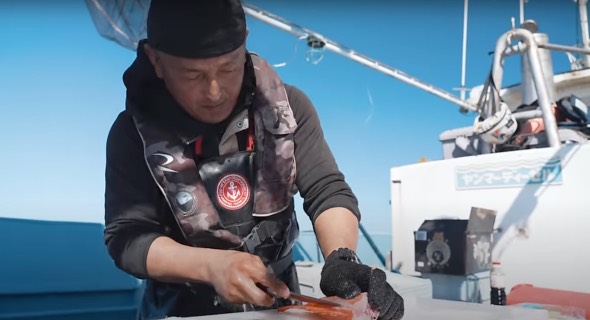 漁師　海釣り　漁師めし　海鮮　刺身　趣味　休日