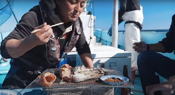 漁師　海釣り　漁師めし　海鮮　刺身　趣味　休日