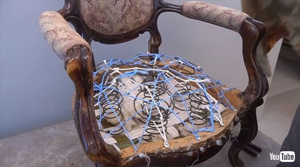 19世紀の椅子修繕