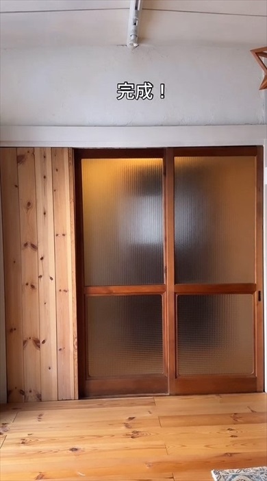 ふすまの扉をDIY