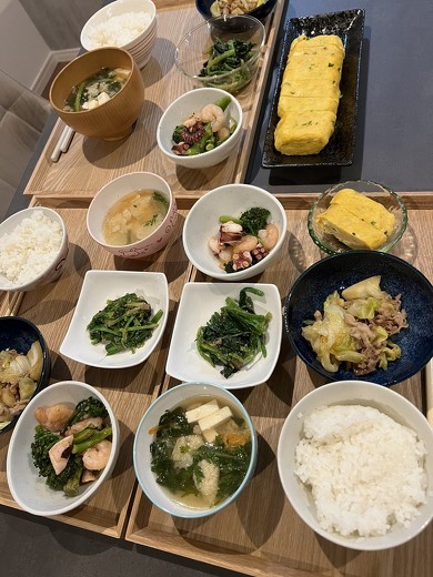 夫がいるときの食事