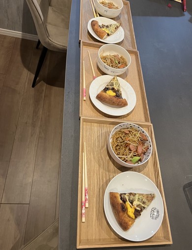 夫がいるときの食事