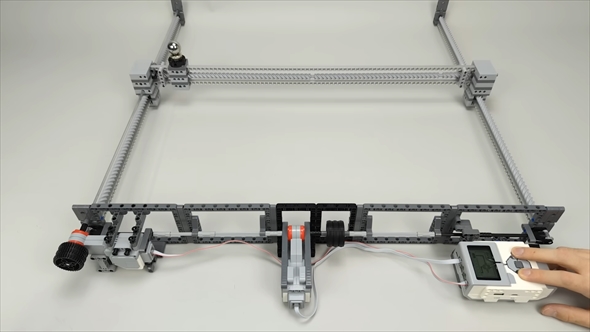 レゴで作る砂にアートを描くマシン