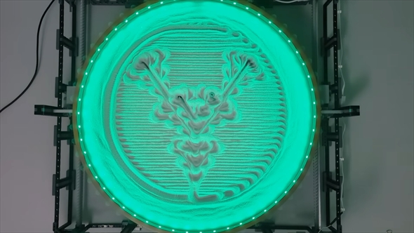 レゴで作る砂にアートを描くマシン