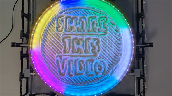 レゴで作る砂にアートを描くマシン