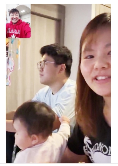 北斗晶と長男・佐々木健之介家族