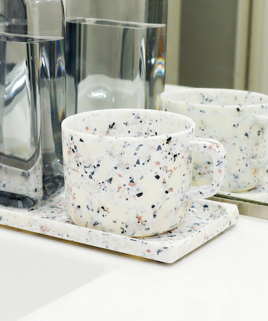 テラゾー柄マグカップ