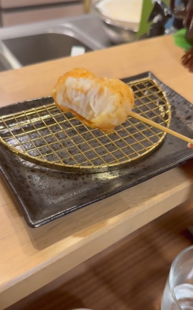 最後は大きな帆立