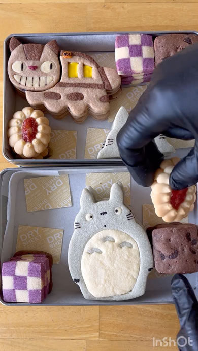 となりのトトロ」の世界が飛び出す手作りクッキー缶 思わず息を