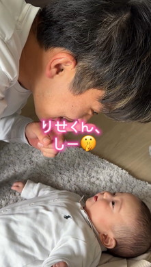 パパと赤ちゃんのおしゃべり