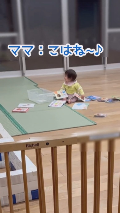 お姉ちゃんとママのお迎え時に見える1歳の子の反応の差