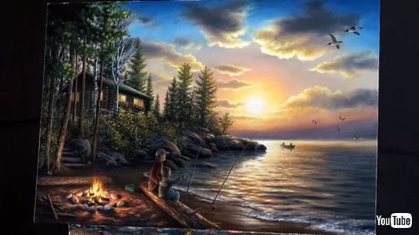 ダイナミックな風景画