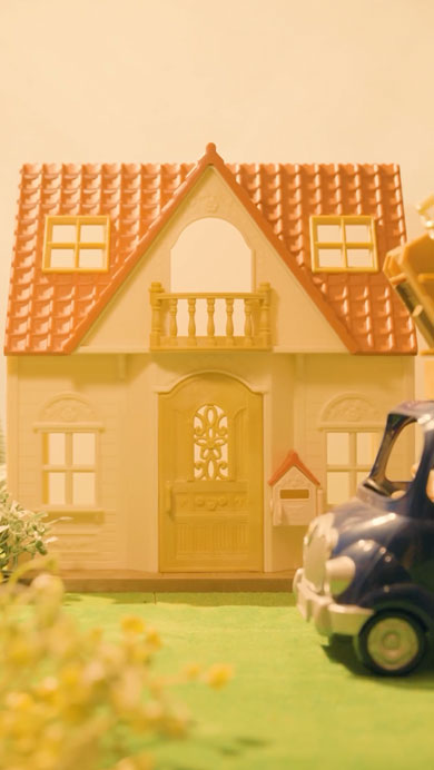 シルバニアのコマ撮りアニメ