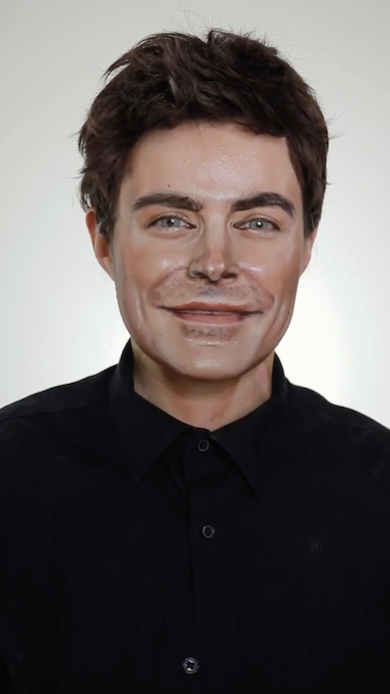 ザック・エフロン変身メイク