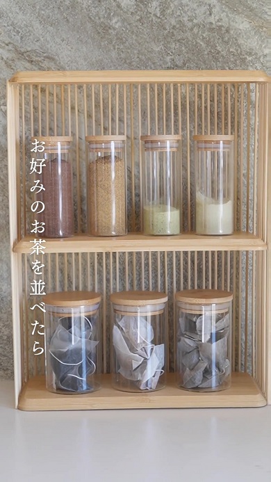 DAISOの商品を使ったジャパンディなカフェコーナー