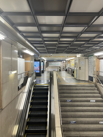 現在の千代田線北千住駅