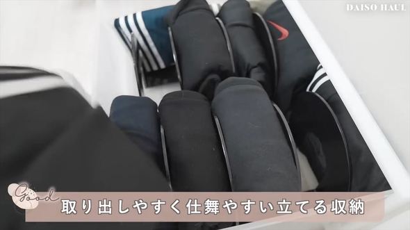 ダイソーブックスタンドの収納