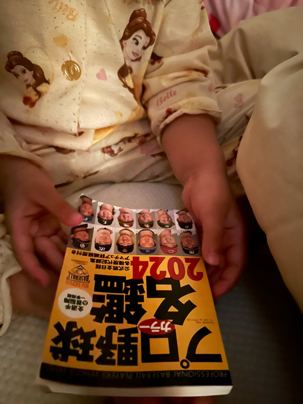 眠れない 娘 絵本 プロ野球 名鑑 野球好き 推し