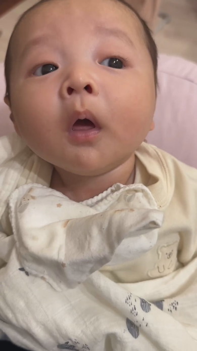 くしゃみ不発だった赤ちゃん