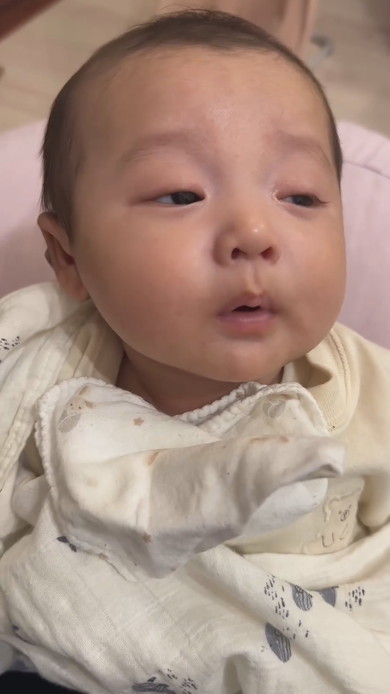 くしゃみ不発だった赤ちゃん