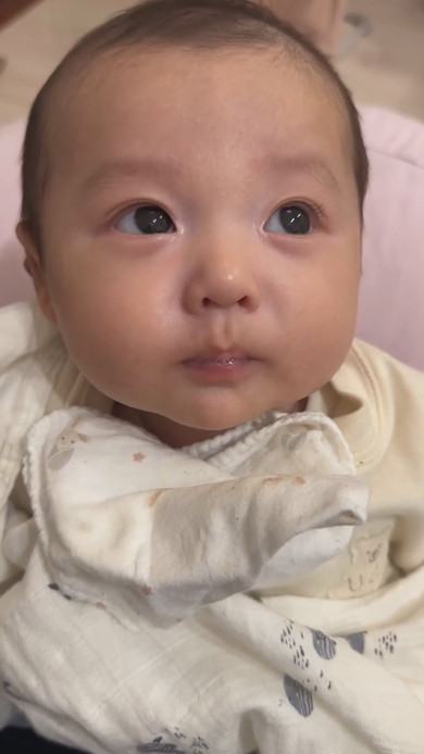 くしゃみ不発だった赤ちゃん