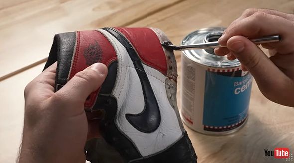 エアジョーダン 修復 スニーカー