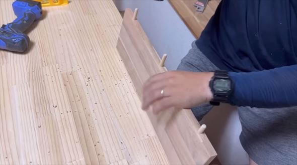 壁から生える棚のDIY