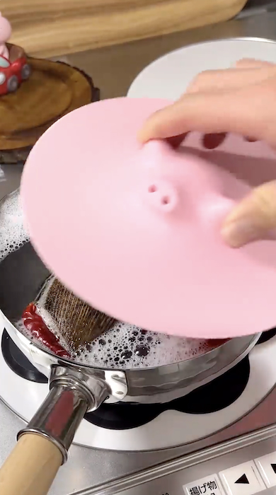 タケノコの刺身作り