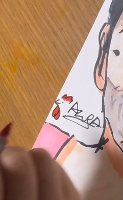 女の子が描く志村けん