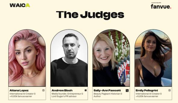 世界初のAI美人コンテスとが開催