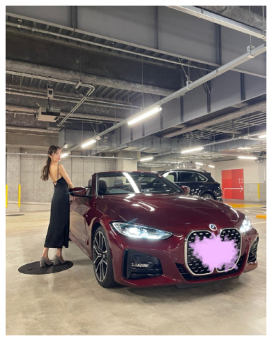 BMWのオープンカーを購入した菊池瑠々