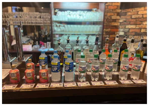 池袋「LiveHouse Only You」のバーカウンター