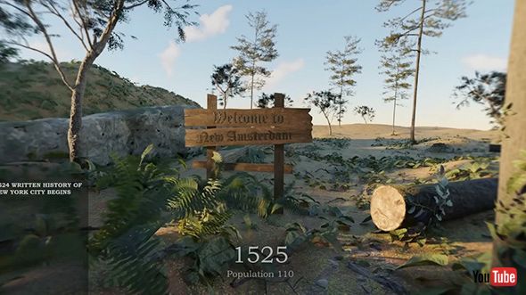 ニューヨーク　CG　タイムラプス