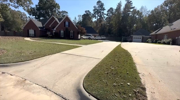 掃除　高圧洗浄　道