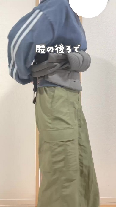 抱っこひもを簡単にまとめる方法