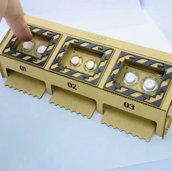 薬 錠剤 段ボール 装置