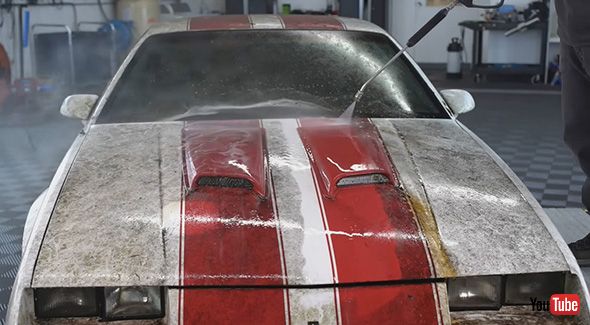 高圧洗浄機で洗車！