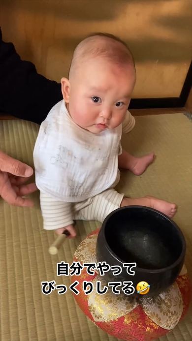 赤ちゃんとおりん