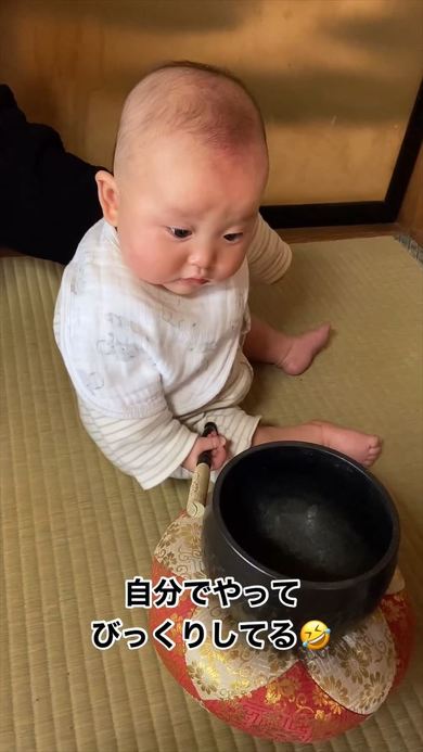 赤ちゃんとおりん