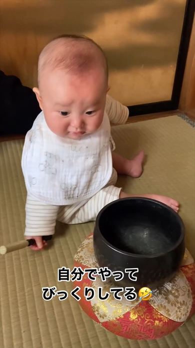 赤ちゃんとおりん